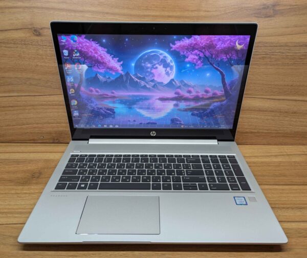 Ноутбук HP ProBook 450 G6 / 15.6" (1366x768) TN Touch / Intel Core i5-8265U (4 (8) ядра по 1.6 - 3.9 GHz) / 16 GB DDR4 / 480 GB SSD / Intel UHD Graphics / Fingerprint / WebCam / Windows 10 - Зображення 2