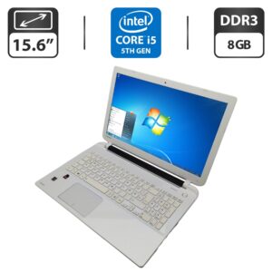 Ноутбук Toshiba Satellite L50 / 15.6" (1366x768) TN / Intel Core i5-5200U (2 (4) ядра по 2.2 - 2.7 GHz) / 8 GB DDR3 / 500 GB HDD / Intel HD Graphics 5500 / WebCam
