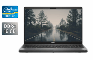 Ультрабук Б-клас Dell Latitude 5500 / 15.6" (1920x1080) IPS / Intel Core i7-8665U (4 (8) ядра по 1.9 - 4.8 GHz) / 16 GB DDR4 / 480 GB SSD / Intel UHD Graphics / WebCam / Windows 10