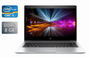Ультрабук Б-клас HP EliteBook 840 G5 / 14" (1920x1080) IPS / Intel Core i5-8350U (4 (8) ядра по 1.7 - 3.6 GHz) / 8 GB DDR4 / 256 GB SSD / Intel UHD Graphics 620 / WebCam / Fingerprint / Windows 10
