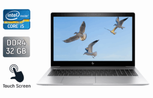 Ультрабук HP EliteBook 850 G5 / 15.6" (1920x1080) IPS Touch / Intel Core i5-8350U (4 (8) ядра по 1.7 - 3.6 GHz) / 32 GB DDR4 / 1000 GB SSD / Intel UHD Graphics 620 / WebCam / Fingerprint / Windows 10