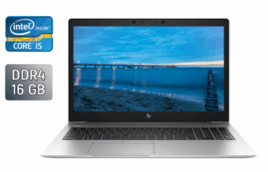 Ультрабук HP EliteBook 850 G6 / 15.6" (1920x1080) IPS / Intel Core i5-8265U (4 (8) ядра по 1.6 - 3.9 GHz) / 16 GB DDR4 / 256 GB SSD / Intel UHD Graphics 620 / WebCam / Fingerprint / Windows 10