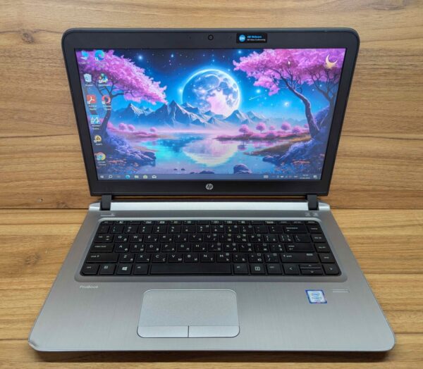 Ультрабук HP ProBook 440 G3 / 14" (1920x1080) IPS / Intel Core i7-6500U (2 (4) ядра по 2.5 - 3.1 GHz) / 8 GB DDR4 / 240 GB SSD / Intel HD Graphics 520 / WebCam / Fingerprint / Windows 10 - Зображення 2