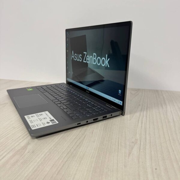 Ігровий ультрабук-трансформер Asus ZenBook Flip 15 Q508UG / 15.6" (1920x1080) IPS Touch / AMD Ryzen 7 5700U (8 (16) ядра по 1.8 - 4.3 GHz) / 8 GB DDR4 / 512 GB SSD NVMe / nVidia GeForce MX450, 2 GB GDDR5, 64-bit / WebCam - Зображення 5