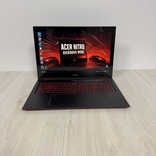 Ігровий ноутбук-трансформер Б-клас Acer Nitro 5 Spin NP515-51 / 15.6" (1920x1080) IPS Touch / Intel Core i5-8250U (4 (8) ядра по 1.8 - 3.4 GHz) / 8 GB DDR4 / 256 GB SSD M.2 + 1000 GB HDD / nVidia GeForce GTX 1050, 4 GB GDDR5, 128-bit / WebCam - Зображення 2