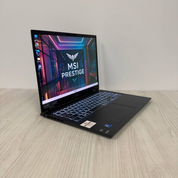 Ультрабук MSI Prestige 16 AI Evo B1M / 16" (3840x2400) OLED / Intel Core Ultra 7 155H (16 (22) ядер по 1.4 - 4.8 GHz) / 32 GB DDR5 / 1000 GB SSD NVMe / Intel Arc Graphics / WebCam - Зображення 4