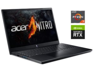 Ігровий ноутбук Acer Nitro V15 ANV15-41 / 15.6" (1920x1080) IPS / AMD Ryzen 7 7735HS (8 (16) ядер по 3.2 - 4.75 GHz) / 16 GB DDR5 / 512 GB SSD NVMe / nVidia GeForce RTX 4050, 6 GB GDDR6, 96-bit / WebCam