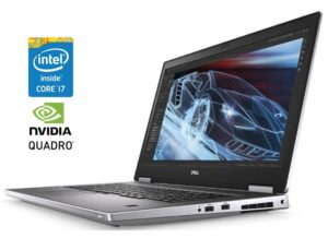 Мобільна робоча станція Dell Precision 7740 / 17.3" (1920x1080) IPS / Intel Core i7-9850H (6 (12) ядра по 2.6 - 4.6 GHz) / 32 GB DDR4 / 512 GB SSD M.2 / nVidia Quadro RTX 5000, 16 GB GDDR6, 256-bit / WebCam