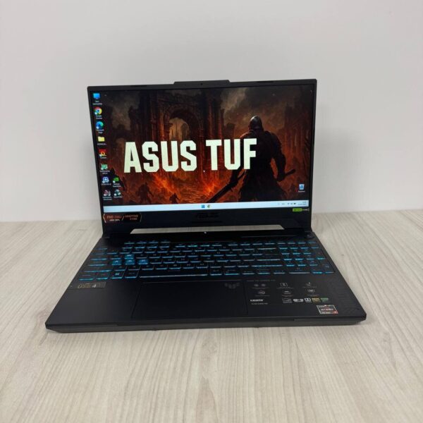 Ігровий ноутбук Asus TUF Gaming A15 FA507NV / 15.6" (1920x1080) IPS / AMD Ryzen 7 7735HS (8 (16) ядер по 3.2 - 4.75 GHz) / 16 GB DDR5 / 1000 GB SSD NVMe / nVidia GeForce RTX 4060, 8 GB GDDR6, 128-bit / WebCam - Зображення 2