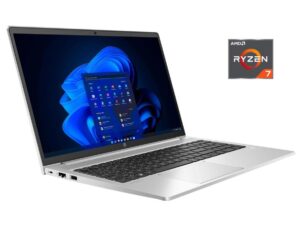 Ультрабук HP ProBook 455 G9 / 15.6" (1920x1080) IPS / AMD Ryzen 7 5825U (8 (16) ядер по 2.0 - 4.5 GHz) / 8 GB DDR4 / 256 GB SSD NVMe / AMD Radeon RX Vega 8 Graphics / WebCam