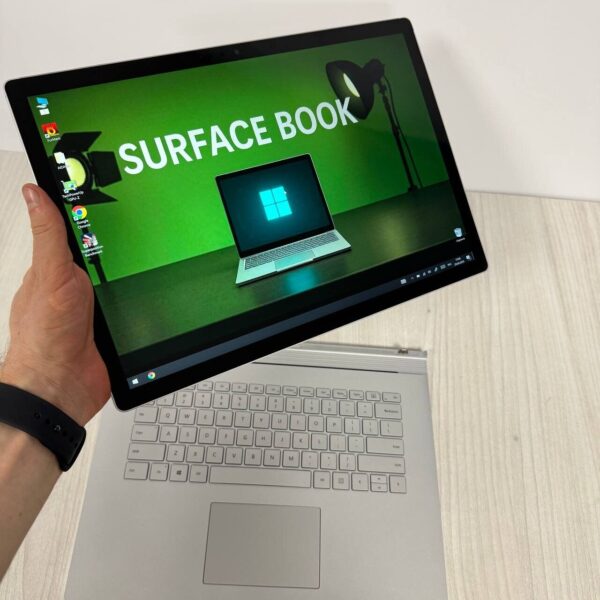 Ігровий ультрабук-трансформер Б-клас Microsoft Surface Book 2 / 15.0" (3240x2160) IPS Touch / Intel Core i7-8650U (4 (8) ядра по 1.9 - 4.2 GHz) / 16 GB DDR3 / 512 GB SSD NVMe / nVidia GeForce GTX 1060, 6 GB GDDR5, 192-bit / WebCam - Зображення 8