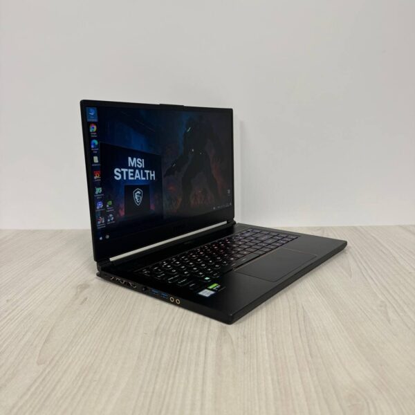 Ігровий ноутбук Б-класс MSI GS65 Stealth 9SE / 15.6" (1920x1080) IPS / Intel Core i7-9750H (6 (12) ядра по 2.6 - 4.5 GHz) / 16 GB DDR4 / 512 GB SSD NVMe / nVidia GeForce RTX 2060, 6 GB GDDR6, 192-bit / WebCam - Зображення 4
