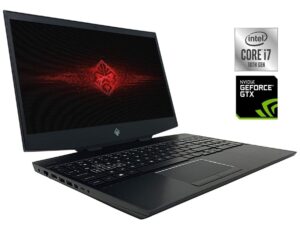 Ігровий ноутбук Б-клас HP Omen 15-dh1070wm / 15.6" (1920x1080) IPS / Intel Core i7-10750H (6 (12) ядер по 2.6 - 5.0 GHz) / 16 GB DDR4 / 512 GB SSD / nVidia GeForce GTX 1660 Ti, 6 GB GDDR6, 192-bit / WebCam