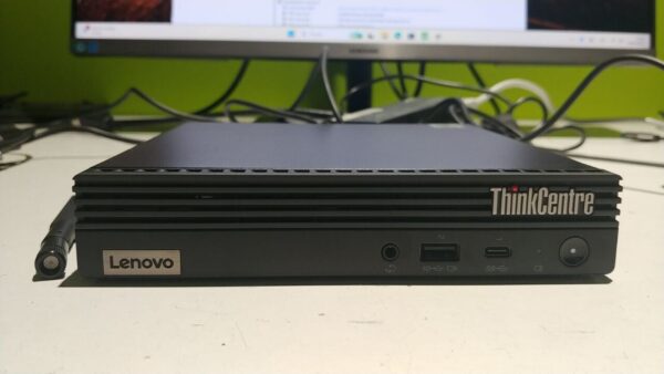 Неттоп Lenovo ThinkCentre M70q USFF / Intel Core i5-10400T (6 (12) ядер по 2.0 - 3.6 GHz) / 16 GB DDR4 / 256 GB SSD / Intel HD Graphics 630 / Win 11 Pro - Зображення 2