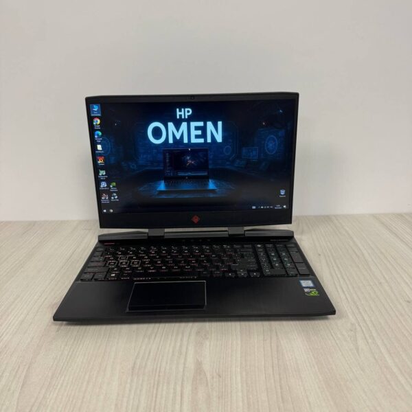 Ігровий ноутбук Б-клас HP Omen 15-dc1054nr / 15.6" (1920x1080) IPS / Intel Core i7-9750H (6 (12) ядер по 2.6 - 4.5 GHz) / 16 GB DDR4 / 512 GB SSD NVMe / nVidia GeForce GTX 1660 Ti, 6 GB GDDR6, 192-bit / WebCam - Зображення 2