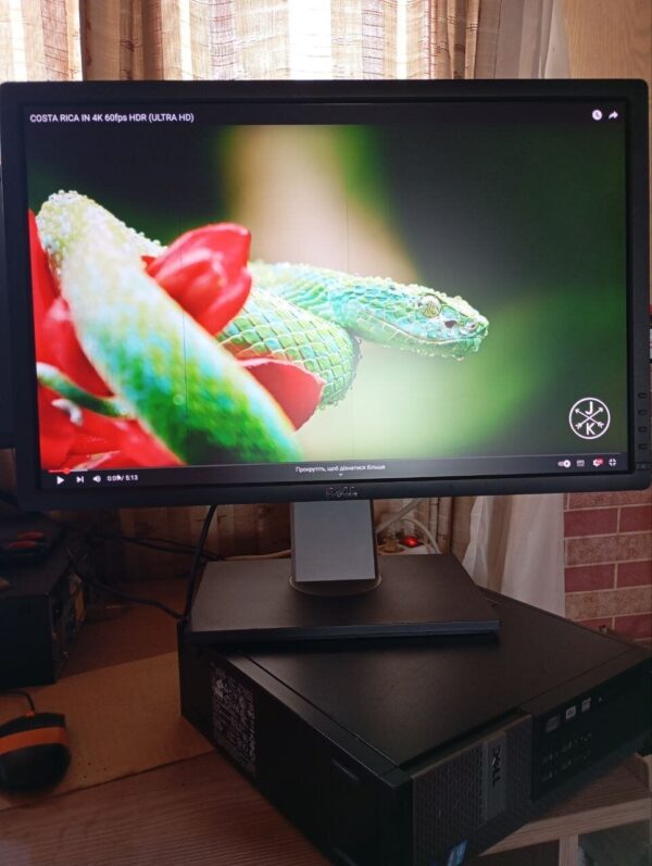 Комплект ПК: Dell Optiplex 7010 SFF / Intel Core i3-3240 (2 (4) ядра по 3.4 GHz) / 8 GB DDR3 / 250 GB HDD / Intel HD Graphics 2500 / DVD-RW + Монітор Б-клас Dell UltraSharp U2412MB / 24" (1920x1200) IPS / VESA 100x100 / Pivot - Зображення 8