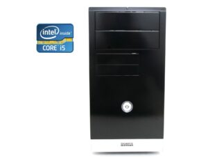 ПК Б-клас Gigabyte GZ-M1 Tower / Intel Core i5-2400S (4 ядра по 2.5 - 3.3 GHz) / 8 GB DDR3 / 500 GB HDD / Intel HD Graphics 2000 / DVD-RW / 450W