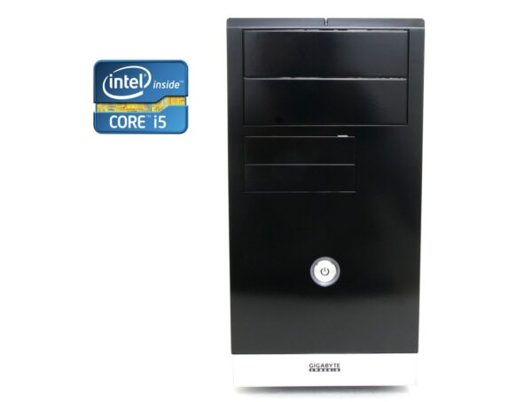 ПК Б-клас Gigabyte GZ-M1 Tower / Intel Core i5-2400S (4 ядра по 2.5 - 3.3 GHz) / 8 GB DDR3 / 500 GB HDD / Intel HD Graphics 2000 / DVD-RW / 450W