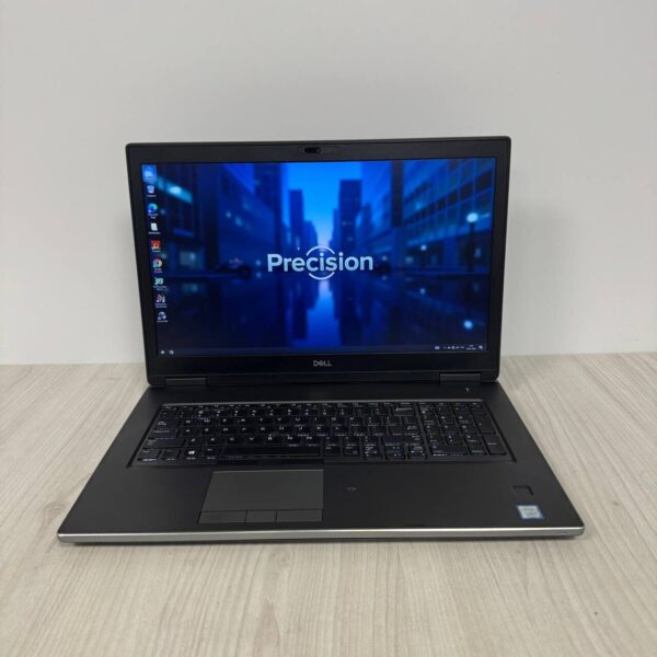 Мобільна робоча станція Dell Precision 7740 / 17.3" (1920x1080) IPS / Intel Core i7-9850H (6 (12) ядра по 2.6 - 4.6 GHz) / 32 GB DDR4 / 512 GB SSD M.2 / nVidia Quadro RTX 5000, 16 GB GDDR6, 256-bit / WebCam - Зображення 2