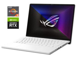 Ігровий ультрабук Asus ROG Zephyrus G14 GA402XV / 14" (2560x1600) IPS / AMD Ryzen 9 7940HS (8 (16) ядер по 4.0 - 5.2 GHz) / 16 GB DDR5 / 512 GB SSD / nVidia GeForce RTX 4060, 8 GB GDDR6, 128-bit / WebCam