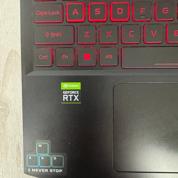 Ігровий ноутбук Б-клас Acer Nitro 5 AN515-55 / 15.6" (1920x1080) IPS / Intel Core i5-11400H (6 (12) ядeр по 2.7 - 4.5 GHz) / 16 GB DDR4 / 512 GB SSD NVMe / nVidia GeForce RTX 3050 Ti, 4 GB GDDR6, 128-bit / WebCam - Зображення 8