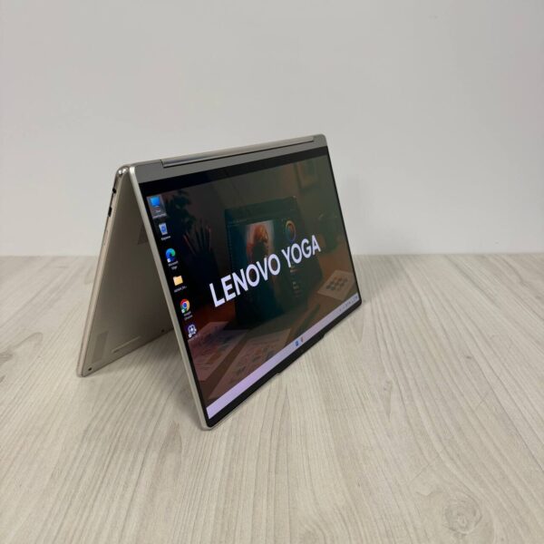 Ультрабук-трансформер Б-клас Lenovo Yoga 9 14IRP8 / 14" (2880x1800) OLED Touch / Intel Core i7-1360P (12 (16) ядер по 2.2 - 5.0 GHz) / 16 GB DDR5 / 512 GB SSD NVMe / Intel Iris Xe Graphics / WebCam - Зображення 7