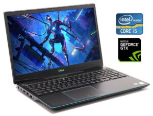 Ігровий ноутбук Б-клас Dell G3 3590 / 15.6" (1920x1080) IPS / Intel Core i5-9300H (4 (8) ядра по 2.4 - 4.1 GHz) / 8 GB DDR4 / 256 GB SSD NVMe / nVidia GeForce GTX 1050, 3 GB GDDR5, 96-bit / WebCam