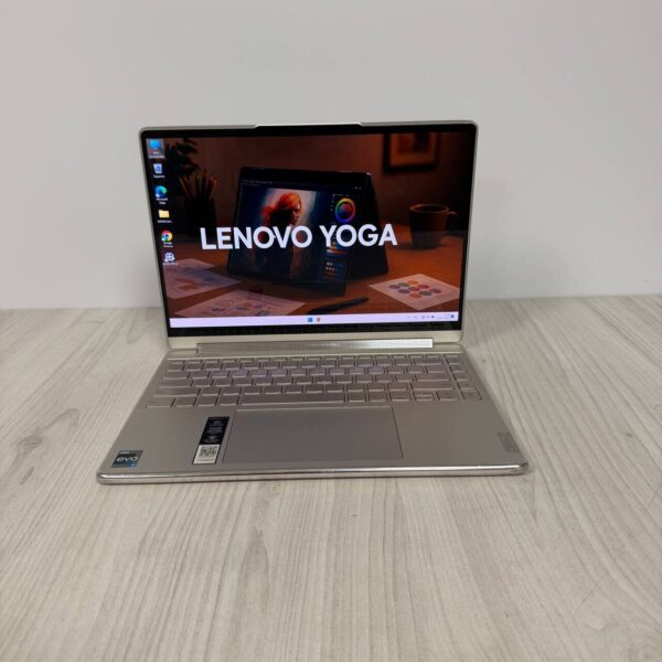 Ультрабук-трансформер Б-клас Lenovo Yoga 9 14IRP8 / 14" (2880x1800) OLED Touch / Intel Core i7-1360P (12 (16) ядер по 2.2 - 5.0 GHz) / 16 GB DDR5 / 512 GB SSD NVMe / Intel Iris Xe Graphics / WebCam - Зображення 2