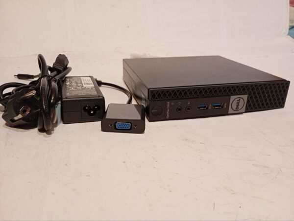Неттоп Dell OptiPlex 3040 Micro USFF / Intel Core i3-6100T (2 (4) ядра по 3.2 GHz) / 8 GB DDR3 / 240 GB SSD / Intel HD Graphics 530 + перехідник DisplayPort на VGA - Зображення 6