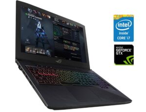 Ігровий ноутбук Б-клас Asus ROG Strix GL503VM-BI7N13 / 15.6" (1920x1080) IPS / Intel Core i7-7700HQ (4 (8) ядра по 2.8 - 3.8 GHz) / 16 GB DDR4 / 240 GB SSD + 1000 GB HDD / nVidia GeForce GTX 1060, 3 GB GDDR5, 192-bit / WebCam
