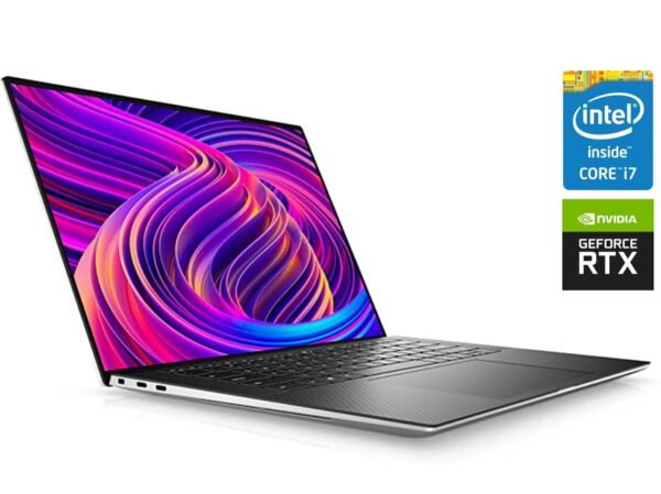 Ігровий ноутбук Dell XPS 15 9510 / 15.6" (1920x1200) IPS / Intel Core i7-11800H (8 (16) ядер по 4.6 GHz) / 16 GB DDR4 / 512 GB SSD NVMe / nVidia GeForce RTX 3050, 4 GB GDDR6, 128-bit / WebCam