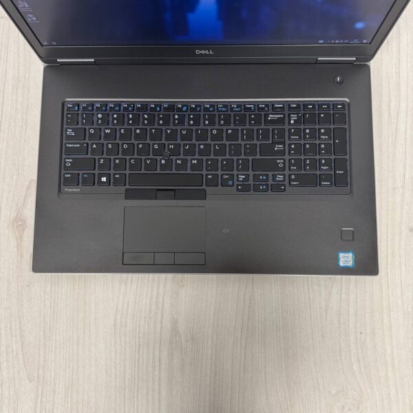 Мобільна робоча станція Dell Precision 7740 / 17.3" (1920x1080) IPS / Intel Core i7-9850H (6 (12) ядра по 2.6 - 4.6 GHz) / 32 GB DDR4 / 512 GB SSD M.2 / nVidia Quadro RTX 5000, 16 GB GDDR6, 256-bit / WebCam - Зображення 7
