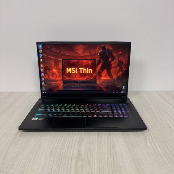 Ігровий ноутбук Б-клас MSI GF75 Thin 10UEK / 15.6" (1920x1080) IPS / Intel Core i7-10750H (6 (12) ядер по 2.6 - 5.0 GHz) / 16 GB DDR4 / 512 GB SSD NVMe / nVidia GeForce RTX 3060, 6 GB GDDR6, 192-bit / WebCam - Зображення 2