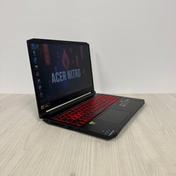 Ігровий ноутбук Б-клас Acer Nitro 5 AN515-55 / 15.6" (1920x1080) IPS / Intel Core i5-11400H (6 (12) ядeр по 2.7 - 4.5 GHz) / 16 GB DDR4 / 512 GB SSD NVMe / nVidia GeForce RTX 3050 Ti, 4 GB GDDR6, 128-bit / WebCam - Зображення 4