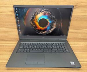 Мобільна робоча станція Б-клас Dell Precision 7750 / 17.3" (1920x1080) IPS / Intel Core i7-10850H (6 (12) ядер по 2.7 - 5.1 GHz) / 32 GB DDR4 / 512 GB SSD / nVidia Quadro RTX 5000, 16 GB GDDR6, 256-bit / WebCam / Windows 10