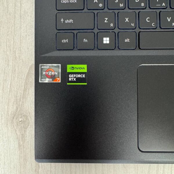 Ігровий ноутбук Acer Nitro V15 ANV15-41 / 15.6" (1920x1080) IPS / AMD Ryzen 7 7735HS (8 (16) ядер по 3.2 - 4.75 GHz) / 16 GB DDR5 / 512 GB SSD NVMe / nVidia GeForce RTX 4050, 6 GB GDDR6, 96-bit / WebCam - Зображення 8