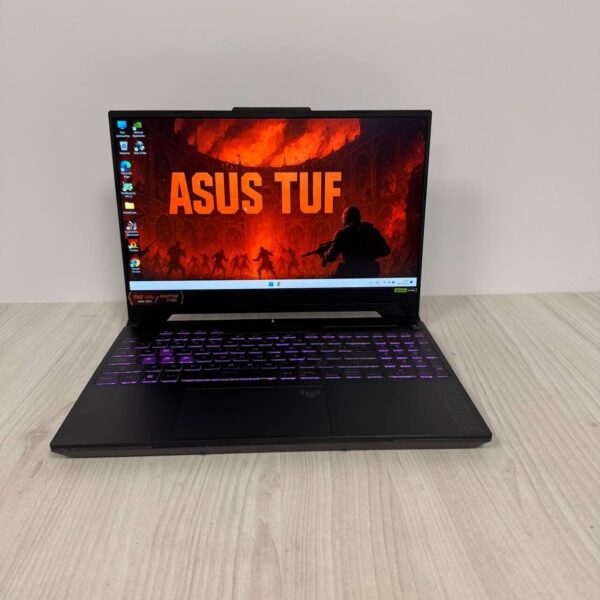 Ігровий ноутбук Б-клас Asus TUF Gaming F15 FX507ZI / 15.6" (1920x1080) IPS / Intel Core i7-12700H (14 (20) ядер по 3.5 - 4.7 GHz) / 16 GB DDR5 / 512 GB SSD NVMe / nVidia GeForce RTX 4070, 8 GB GDDR6, 128-bit / WebCam - Зображення 2