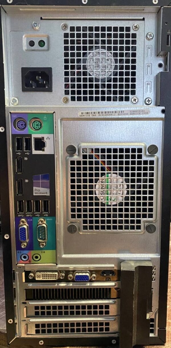Робоча станція Dell Precision T1700 Tower / Intel Core i7-4770 (4 (8) ядра по 3.4 - 3.9 GHz) / 16 GB DDR3 / 256 GB SSD / AMD Radeon HD 5750, 1 GB GDDR5, 128-bit / DVD-ROM - Зображення 4