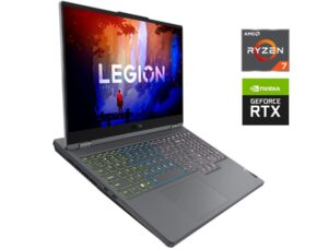Ігровий ноутбук Б-клас Lenovo Legion 5 15ARH7H / 15.6" (1920x1080) IPS / AMD Ryzen 7 6800H (8 (16 ядер по 3.2 - 4.7 GHz) / 16 GB DDR5 / 512 GB SSD NVMe / nVidia GeForce RTX 3060, 6 GB GDDR6, 192-bit / WebCam