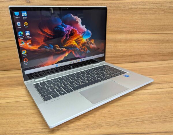 Ультрабук HP EliteBook x360 830 G8 / 13.3" (1920x1080) IPS Touch / Intel Core i5-1145G7 (4 (8) ядра по 2.6 - 4.4 GHz) / 16 GB DDR4 / 512 GB SSD / Intel Iris Xe Graphics / WebCam / TouchID / Windows 11 - Зображення 4