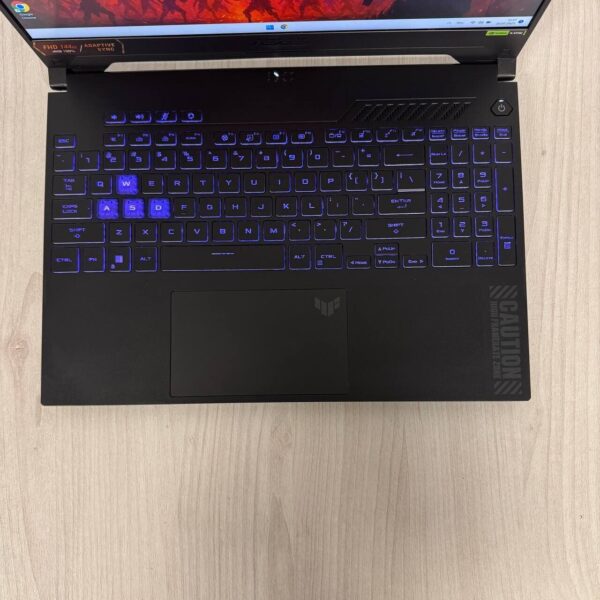 Ігровий ноутбук Б-клас Asus TUF Gaming F15 FX507ZI / 15.6" (1920x1080) IPS / Intel Core i7-12700H (14 (20) ядер по 3.5 - 4.7 GHz) / 16 GB DDR5 / 512 GB SSD NVMe / nVidia GeForce RTX 4070, 8 GB GDDR6, 128-bit / WebCam - Зображення 7