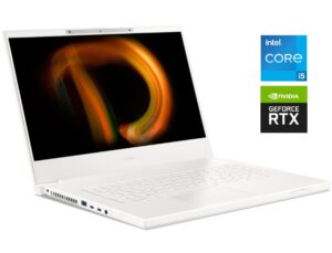 Ігровий ноутбук Acer ConceptD CN715-73G / 15.6" (3840x2160) IPS / Intel Core i5-11400H (6 (12) ядер по 2.2 - 4.5 GHz) / 16 GB DDR4 / 512 GB SSD NVMe / nVidia GeForce RTX 3060, 6 GB GDDR6, 192-bit / WebCam