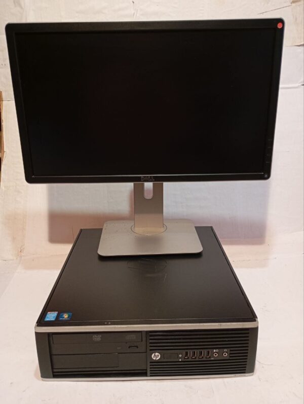 Комплект ПК Б-клас: HP Compaq Pro 6300 SFF / Intel Core i5-3570 (4 ядра по 3.4 - 3.8 GHz) / 8 GB DDR3 / 500 GB HDD / Intel HD Graphics 2500 + Монітор Dell P2214Hb / 22" (1920x1080) IPS / 1x DP, 1x DVI, 1x VGA, 4x USB 2.0 / VESA 100x100 / Pivot - Зображення 2