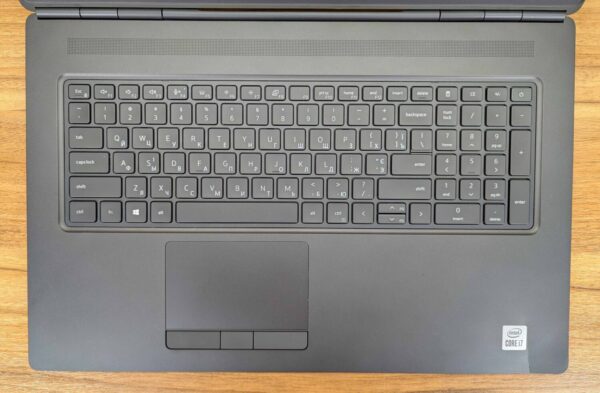 Мобільна робоча станція Б-клас Dell Precision 7750 / 17.3" (1920x1080) IPS / Intel Core i7-10850H (6 (12) ядер по 2.7 - 5.1 GHz) / 32 GB DDR4 / 512 GB SSD / nVidia Quadro RTX 5000, 16 GB GDDR6, 256-bit / WebCam / Windows 10 - Зображення 3