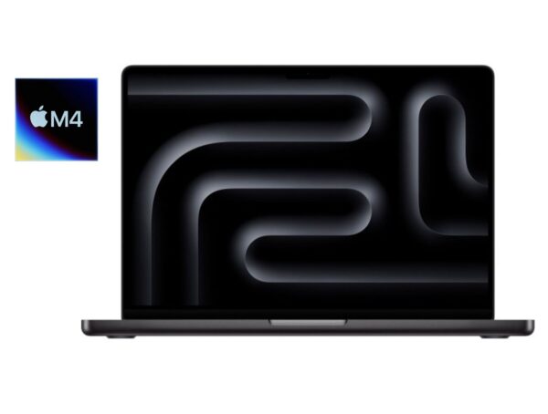 Ультрабук Б-клас Apple MacBook Pro 14 A3112 (2024) / 14.2" (3024x1964) IPS / Apple M4 (10 ядер по 2.85 - 4.5 GHz) / 16 GB DDR5 / 500 GB SSD NVMe / Apple M4 Graphics / WebCam / MacOS