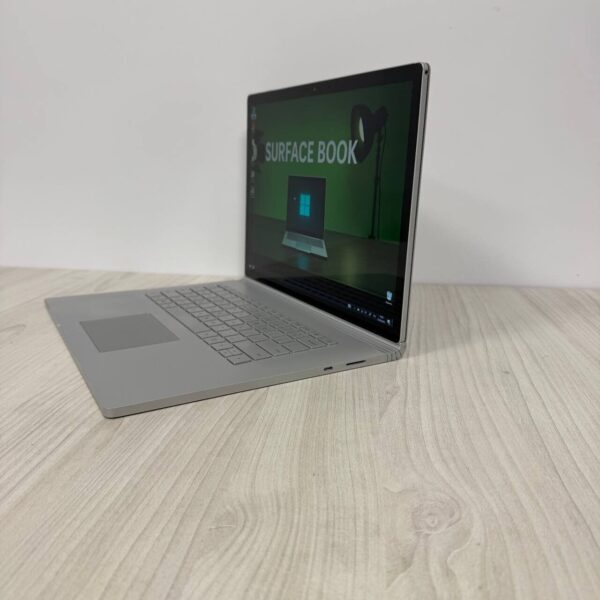 Ігровий ультрабук-трансформер Б-клас Microsoft Surface Book 2 / 15.0" (3240x2160) IPS Touch / Intel Core i7-8650U (4 (8) ядра по 1.9 - 4.2 GHz) / 16 GB DDR3 / 512 GB SSD NVMe / nVidia GeForce GTX 1060, 6 GB GDDR5, 192-bit / WebCam - Зображення 5
