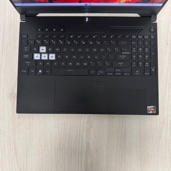 Ігровий ноутбук Б-клас Asus TUF Gaming A15 FA507RM / 15.6" (1920x1080) IPS / AMD Ryzen 7 6800H (8 (16) ядер по 3.2 - 4.7 GHz) / 16 GB DDR5 / 512 GB SSD NVMe / nVidia GeForce RTX 3060, 6 GB GDDR6, 192-bit / WebCam - Зображення 7