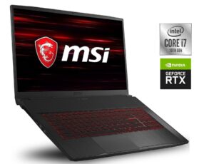 Ігровий ноутбук Б-клас MSI GF75 Thin 10UEK / 15.6" (1920x1080) IPS / Intel Core i7-10750H (6 (12) ядер по 2.6 - 5.0 GHz) / 16 GB DDR4 / 512 GB SSD NVMe / nVidia GeForce RTX 3060, 6 GB GDDR6, 192-bit / WebCam