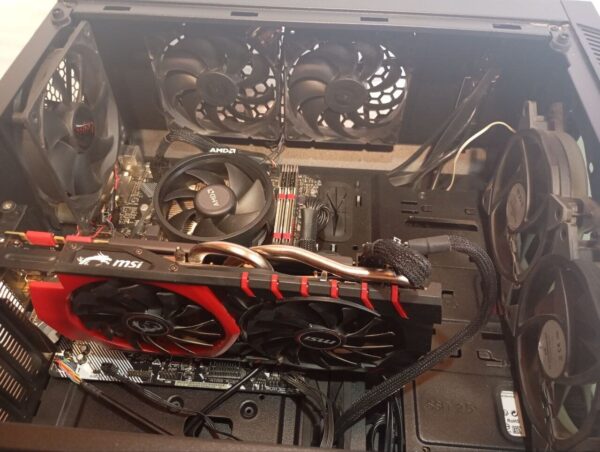 Ігровий ПК Chieftec Scorpion GL-01B-OP Tower / AMD Ryzen 3 1200 (4 ядра по 3.1 - 3.4 GHz) / 16 GB DDR4 / 256 GB SSD M.2 + 960 GB SSD / nVidia GeForce GTX 970 Gaming, 4 GB GDDR5, 256-bit / 550W - Зображення 9