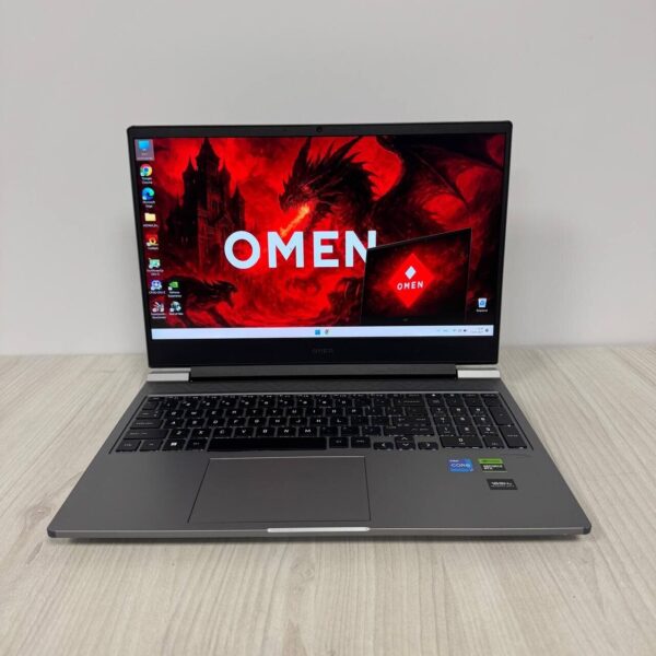 Ігровий ноутбук HP Omen 16-ae0001nr / 16.1" (1920x1080) IPS / Intel Core i7-14700HX (20 (28) ядер по 1.5 - 5.5 GHz) / 16 GB DDR5 / 512 GB SSD NVMe / nVidia GeForce RTX 4070, 8 GB GDDR6, 128-bit / WebCam - Зображення 2